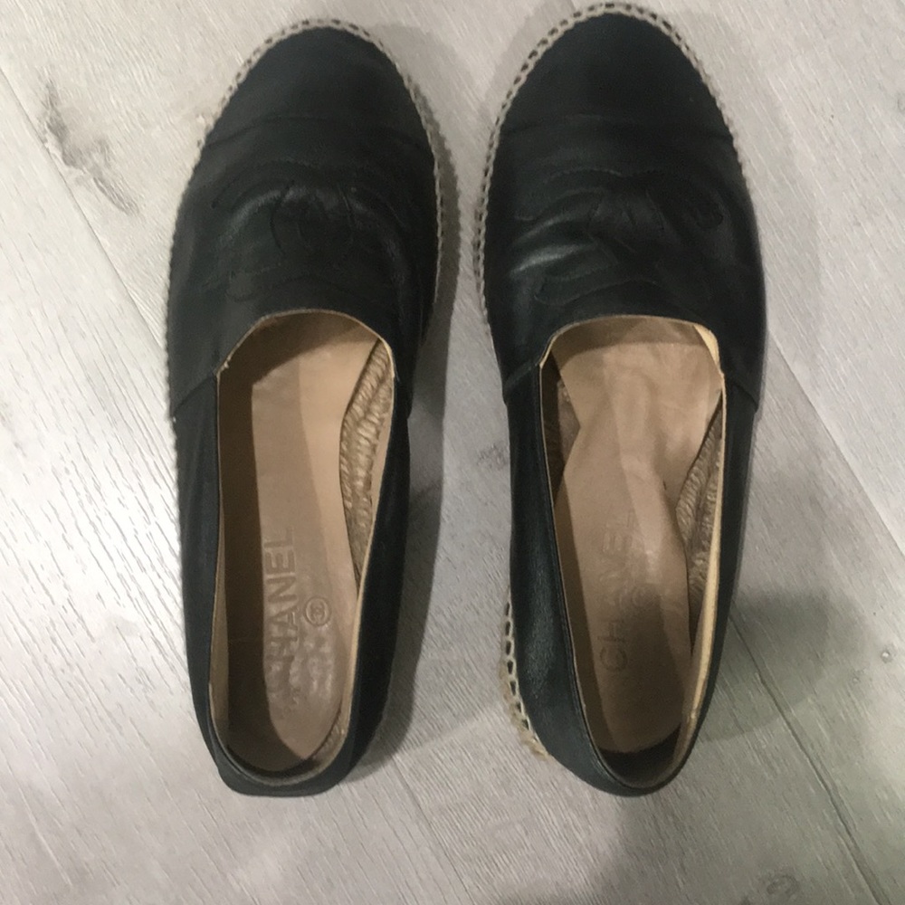 Chanel espadrilles all black